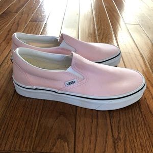 Light pink vans size 6.5